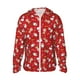 thumbnail image 1 of Balery Christmas Santa Cartoon Snowman A Sudadera ligera de manga larga con capucha y protección solar UPF 50+ para hombre y mujer, ideal para pesca y running-X-Large, 1 of 7