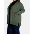 thumbnail image 5 of Terra & Sky Women's Fine Gauge Cardigan, Lightweight; Sizes 0X-4X, 5 of 5