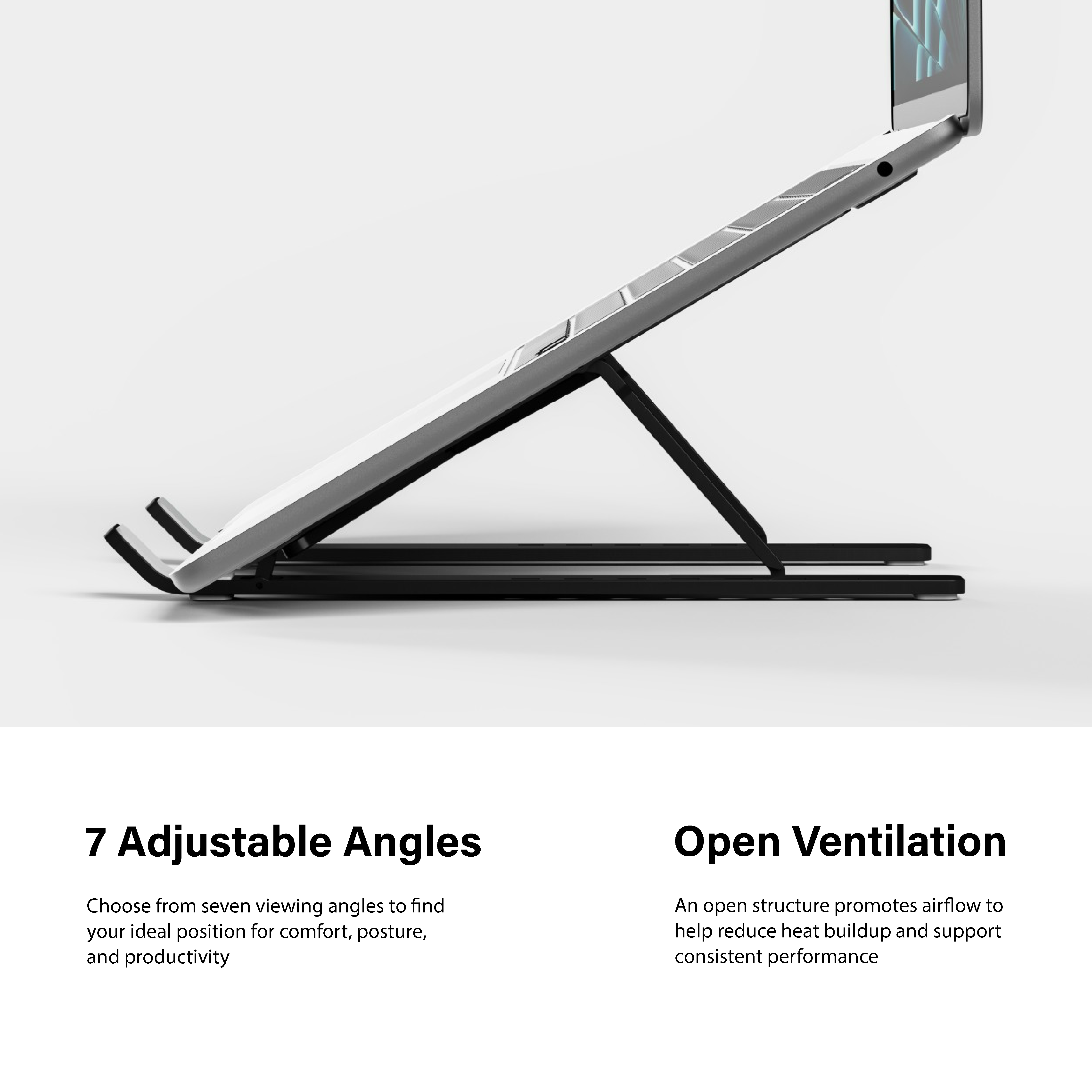 Incipio Portable Aluminum Laptop Stand, Adjustable, Foldable photo 4