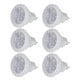 thumbnail image 1 of Paquete de 6 bombillas LED MR11, 360 lm, 4 W, 12 V, casquillo GU4, blanco frío 6000 K, ideales para iluminación de hogares y hoteles, 1 of 4