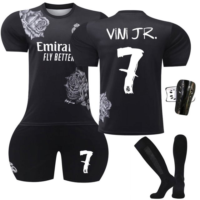 Maillot de Football pour Enfants Garçons Filles RODRYGO 11# VINI JR.7# MODRIC 10#