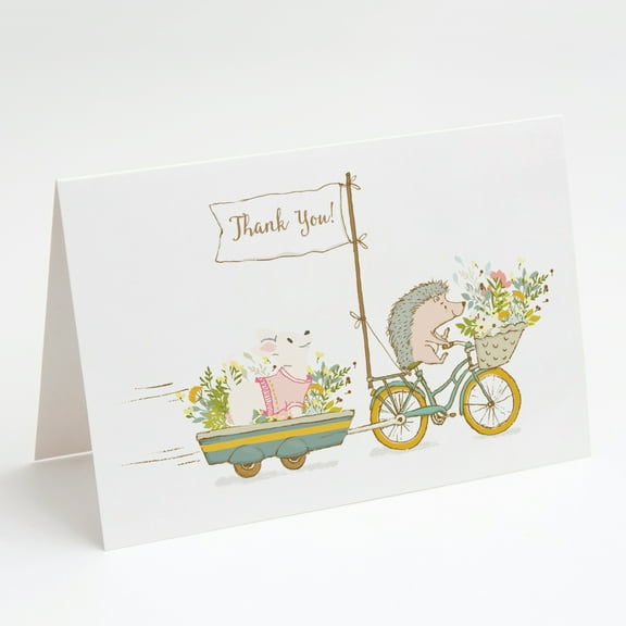 Chihuahua White Jacket Greeting Cards and Envelopes Pack of 8