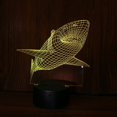 thumbnail image 3 of Night Light Sharks 3D LED que cambia de color para niños, 3 of 4