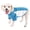 Orange, variant on Pet Life ® Active 'Warf Speed' Heathered Ultra-Stretch Yoga Fitness Dog T-Shirt