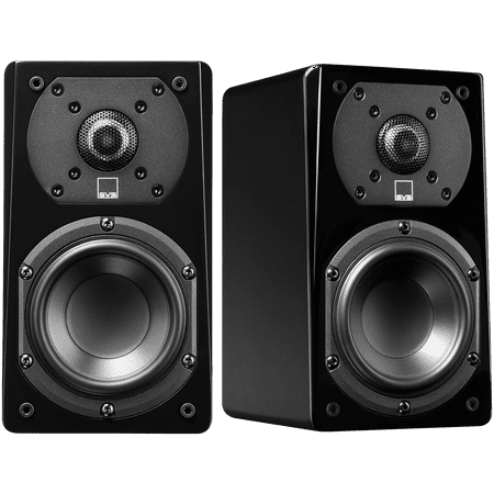 SVS - Prime 4-1/2" Passive 2-Way Speakers (Pair) - Premium black ash