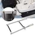 thumbnail image 4 of Swim Boarding Ladder, Rustproof Stainless Steel Long Durability Polished Boat Telescoping Ladder  For Marine Yacht Fishing Boats ANGGREK Boat Ladder, 4 of 8