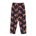 thumbnail image 5 of Balery Leopard Print print Women's Pajama Pants,Ultra Lightweight Pjs,Lounge Pant-Large, 5 of 9
