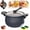 B, variant on Multifunctional Large Capacity Non-Stick Pressure Cooker, 8 Qt Micro Pressure Cooker With Visible Transparent Glass Cover,Anti-Scalding Handle, Fast Cooking Pot For All Stovetops (B)
