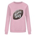 thumbnail image 3 of Uootdi Game Day Sweatshirt Football Long Sleeve Shirts for Women Game Day Outfits Gift Football Fan Game Day Shirt Casual Tops, 3 of 4
