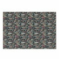 thumbnail image 1 of Nautical Cutting Board, Abstract Design Ornamental Fish Pattern Childish Doodle Style Print, Decorative Tempered Glass Cutting and Serving Board, in 3 Sizes, by Ambesonne, 1 of 2