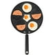 thumbnail image 5 of Sartén antiadherente de 5 agujeros para cocinar huevos, ideal para el desayuno., 5 of 13