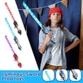 thumbnail image 3 of Stellar Dual-Blade Telescopic Light-Up Spark Sword With Sound, 6 Light Modes, Blue (1Pc), Includes Charging Cable, 3 of 4
