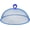 Blue, variant on Round Metal Mesh Food Cover Plate Covers Reusable Food Protector Net Dome Food Cover Mesh Food Tents Picnic Food Umbrella Net Cake Covers for Kitchen Food Vegetable (Green, 24cm)