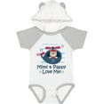 thumbnail image 3 of Inktastic Mimi and Pappy Love Me Baby Boy Boys Baby Bodysuit, 3 of 5