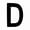 Black, variant on Architectural Mailboxes 3582B-D 4 in. Brass Floating House Letter D, Black