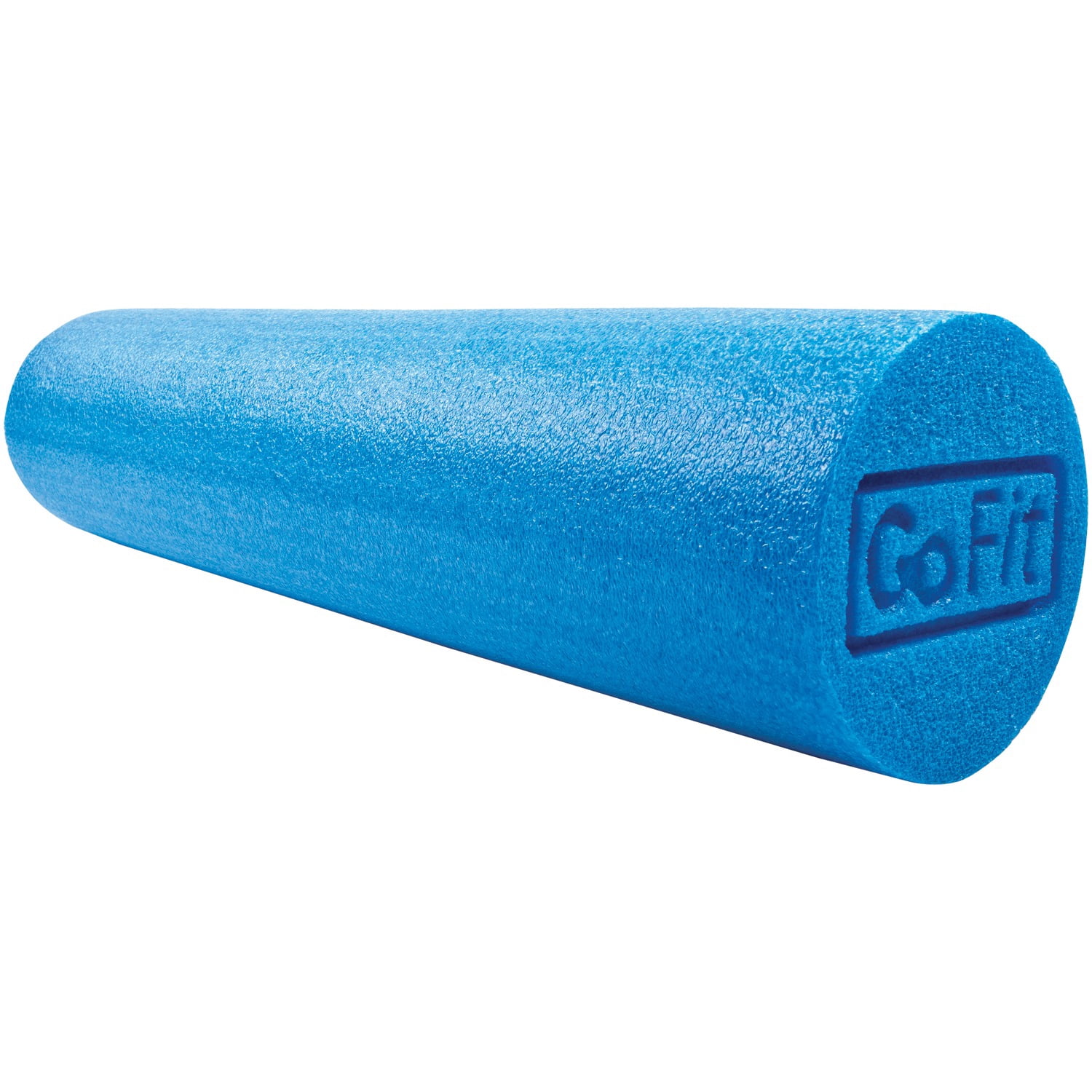 GoFit 24-Inch Foam Roller for Muscle Massage and Recovery, Blue, 6" Diameter