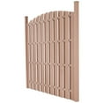 thumbnail image 3 of WPC Fence Panel Round Gray, 3 of 10