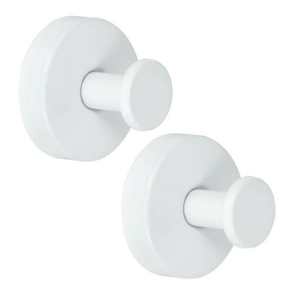 Upgraded Suction Cup Hooks, Strong Hold No Drill Hooks for Doors, Shower, Bathroom Tiles, Rustproof Wreath Hooks for Wooden Front Door, Holds Up to 15lbs for Robes, Towels and Coats