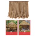 thumbnail image 6 of Straw Roof Thatch Panel Palm Thatch Roll Fake Decorative Simple to Use Fittings Artificial Thatch Grass Skirting Roof for Bar Outdoor Patio F, 6 of 9