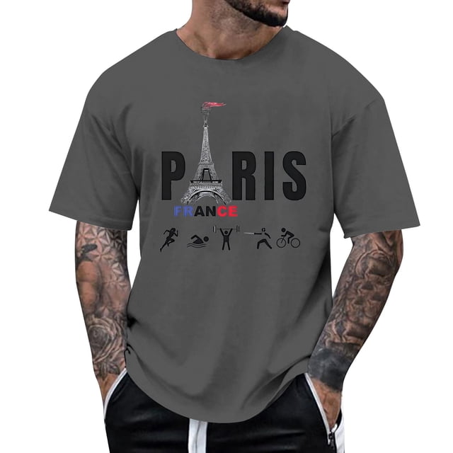 Playeras Lisas Para Hombre, Camiseta Con Cuello De Botones Estampados Con Bandera Del Día De La Independencia Para Hombre, Camisa, Pantalones Cortos De Manga