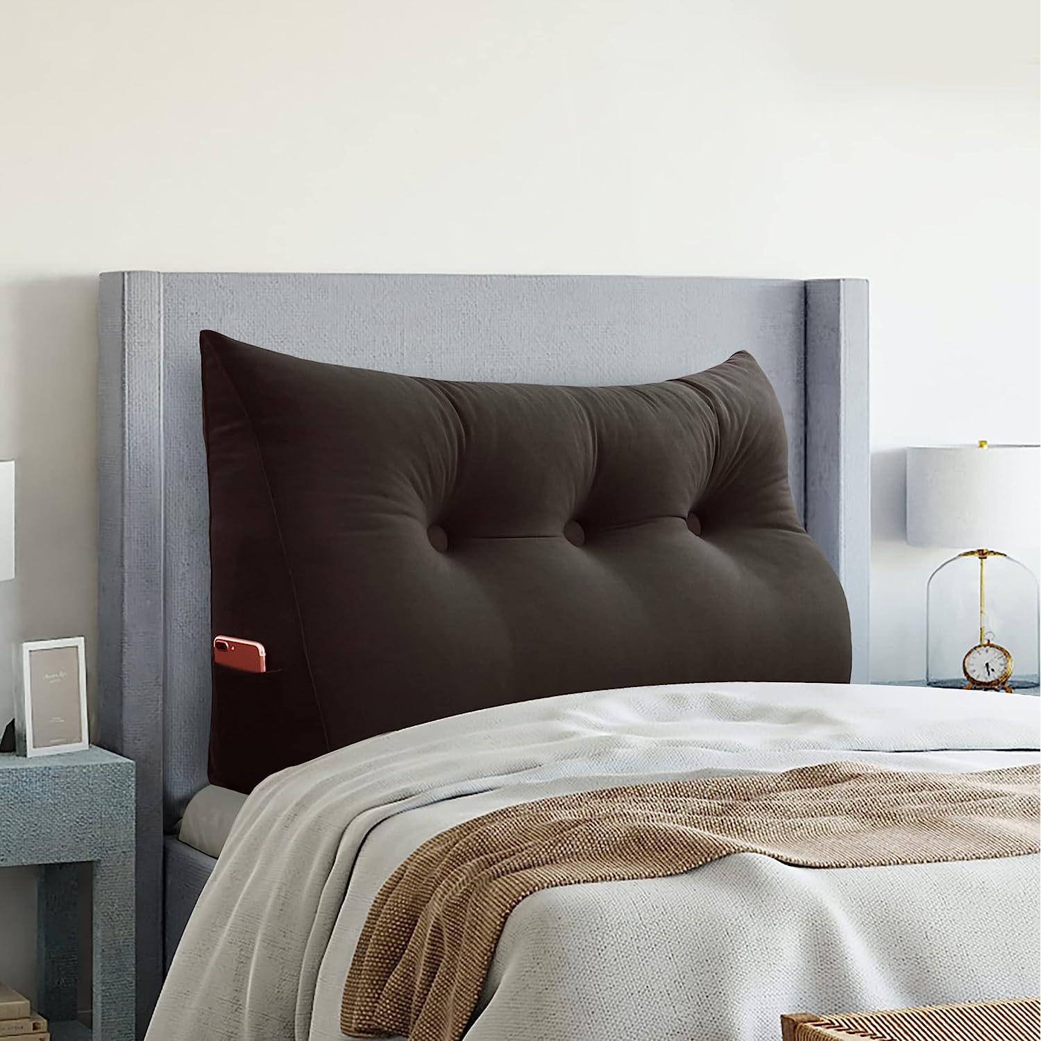 Large Headboard Pillow Wedge Bed Rest Reading Pillow Daybed Pillows