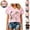 Light pink, variant on Mfakffe Breast Cancer Shirts for Women October Breast Cancer Awareness V Neck Short Sleeve Tee for Breast Cancer Support & Daily Casual Wear