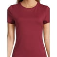thumbnail image 5 of Time and Tru Women's Smoothing Tee with Short Sleeves, 2-Pack, Sizes XS-XXXL, 5 of 5