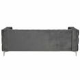 thumbnail image 5 of Morden Fort Modern Sofa with Deep Dutch Velvet, Iron Legs-Velvet Grey, 5 of 7