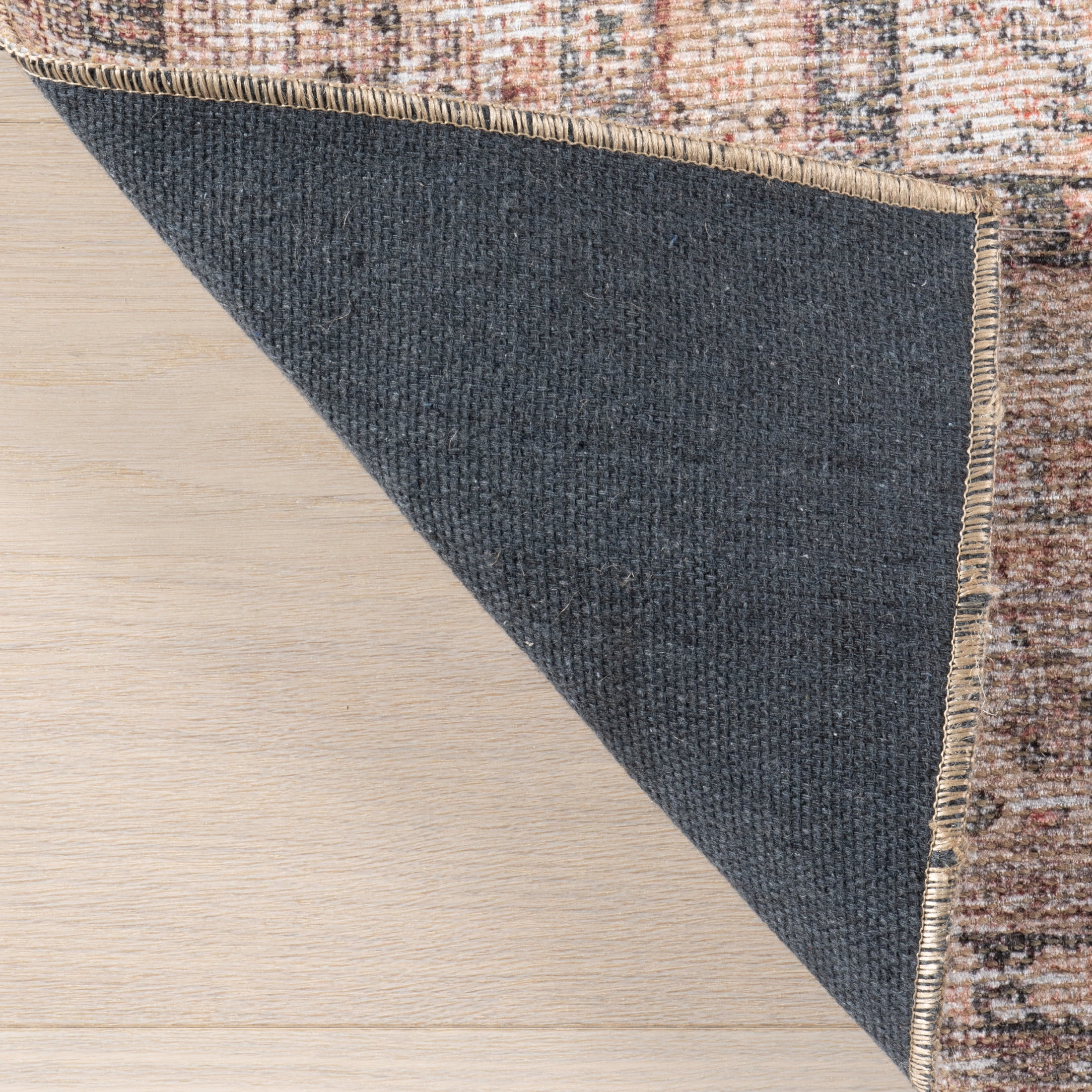 Nuloom Hillstone Collection Traditional Vintage Medallion Area Rug, 5' x 8', Olene Light Brown