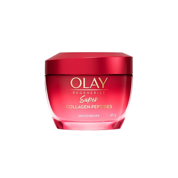 Olay Super Collagen Peptides Moisturizer For Firm & Lifted Skin, Reduces 5 Signs Of Ageing (45g)