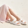 thumbnail image 3 of Sandalia FUNKYMONKEY para Mujer, Comodidad Blanca con Hebilla Ajustable, 3 of 9