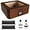 Brown, variant on CASE ELEGANCE MAG Cigar Humidor, Easy humidification System, Accurate Digital Hygrometer, Carbon Fiber, Magnetic Seal, for 20-30 Cigars