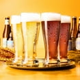 thumbnail image 2 of Ratrabas Beer Glasses 14 oz, Pint Glasses Set of 4, Pilsner Wheat Beer Glasses, Glasses Drinking Set, Glassware Gift for Men, 2 of 7