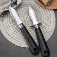 thumbnail image 3 of 2Pcs Professional MultiPurpose Stainless Steel Oyster Shucking Knife for Seafood, 3 of 8