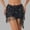 Black 5, variant on Skirts for Women Bohemian Glitter Fringe Waist Chain Skirt for Belly Dance and Festival Festive Waist Wrap with Sequins Versatile Boho Style midi Skirt Black 4 One Size