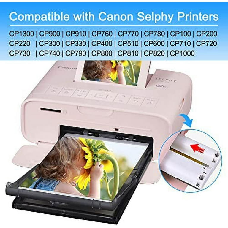 KCMYTONER Compatible for Canon KP-36IN KP-36IP (7737A001) 1 Color Ink  Cartridge & 36 Sheets Paper Set 4x6 for Selphy CP1300 CP1200 CP910 CP900  CP760 CP770 CP780 CP800 Wireless Photo Printer,1 Pack 
