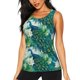 thumbnail image 1 of Balery Peacock And Flowers Camiseta sin mangas estampada ligera para mujer, tops de entrenamiento sin mangas, camisetas de yoga transpirables de secado rápido.-Small, 1 of 7
