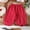 Red, variant on FRSASU Girl's Summer Gingham Bubble Pants Casual Plaid Elastic Waist Long Bloomers Trousers Lounge Bottoms Sweatpants Red