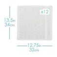 thumbnail image 7 of Hearth & Harbor Bath Towel Collection, 100% Cotton Luxury Soft 10 Pc Set – White, 7 of 7