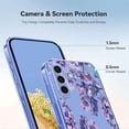 thumbnail image 5 of TECH CIRCLE for Samsung Galaxy A26 5G Flexible TPU Magnetic Phone Case Compatible with MagSafe Cute Slim Clear Floral Full-Body Shockproof Protection Cover for Women Girls,E, 5 of 6