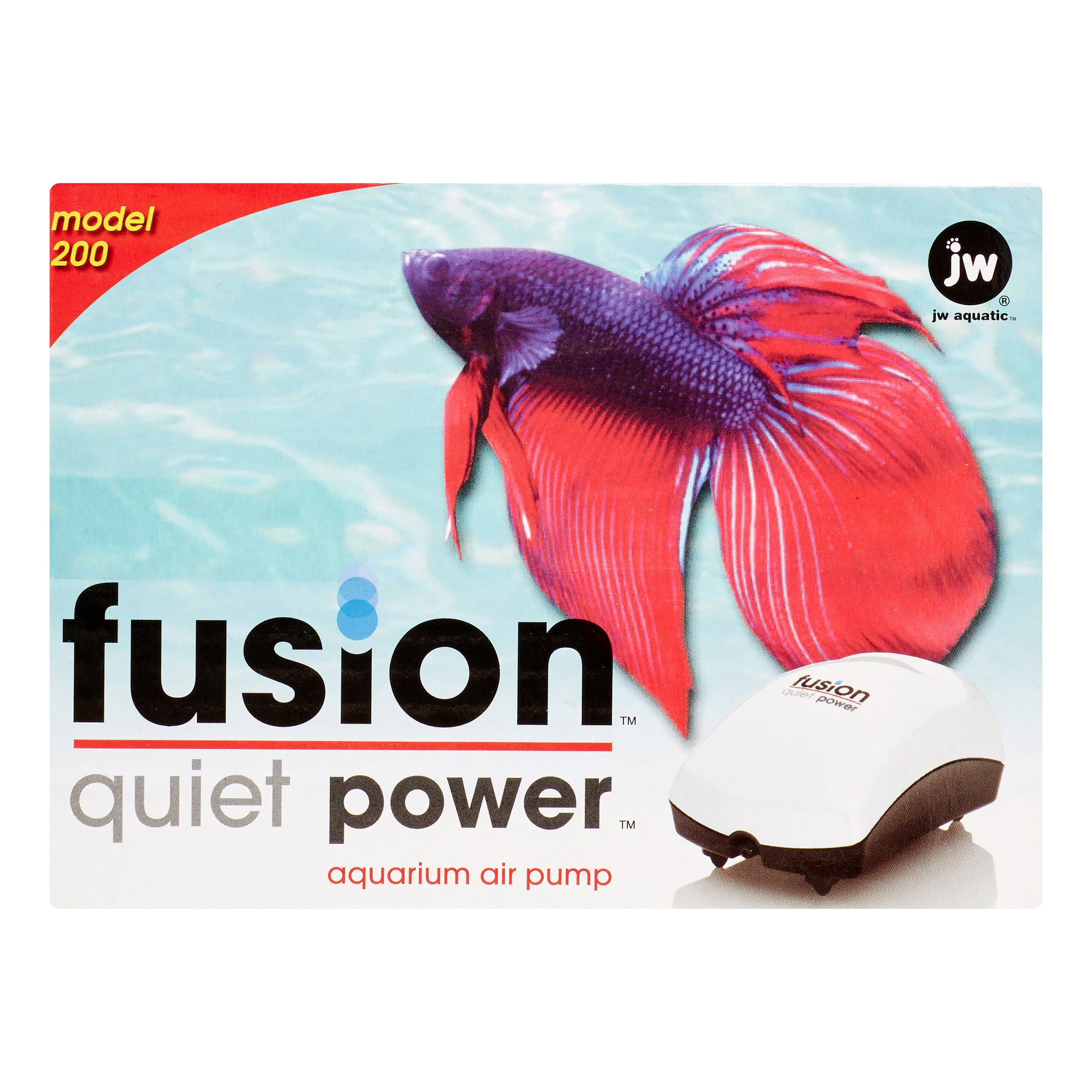 JW Pet Company Fusion Air Pump 200 Aquarium Air Pump 