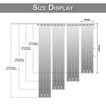 thumbnail image 2 of DYstyle Porch Yard Divider Lawn Garden Grommet Screening Waterproof Curtain Patio Voile Sheer, 2 of 4