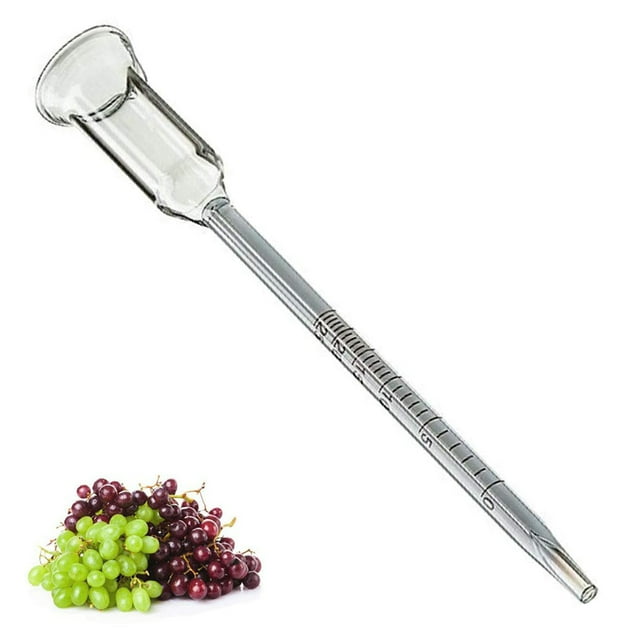 Glass Vinometer 0 To 25 Vol Alcohol Content Alcohol Percentage Fruit