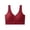 Red, variant on Bixock Sport Bra for Women Wireless Bra Plus Size Bra Thin Cups Abjustable Straps Soft Mature Daily Women Under Wear