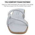 thumbnail image 5 of Journee Collection Womens Lauda Tru Comfort Foam Vegan Leather Slip On Sandals, 5 of 6
