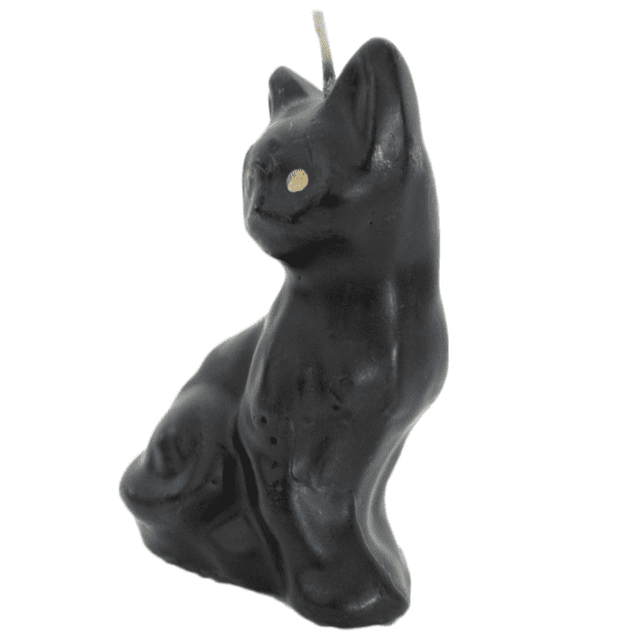 5 velas en forma de Gatos (En color negro), un toque especial para adornar tu hogar