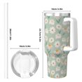 thumbnail image 4 of Pofeuu Daisies Flowers Print 40oz Ice Bully With Handle And Straw Stainless Steel Vacuum Insulated Cup And 2 In 1 Straw Lid, 4 of 8