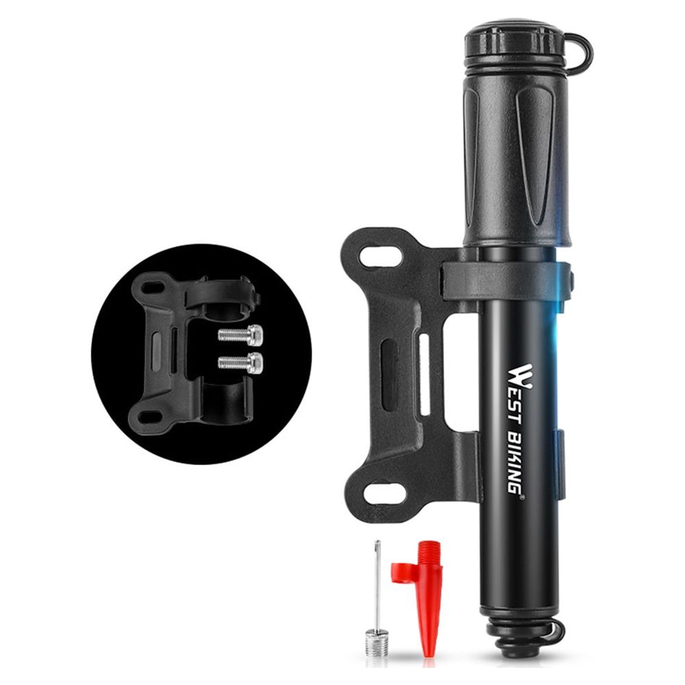 West Biking Portable Aluminum Mini Bike Pump photo 5