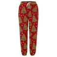thumbnail image 4 of Fiaer Christmas Womens Sweatpants Plus Size Trendy Baggy Pants High Waisted Funny Graphic Xmas Trousers with Pocket Red S, 4 of 5