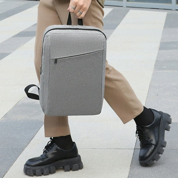 Business Bag Backpack Computer Bag Wear-proof Splodge Proof Adjustable Breathable Shoulder Strap Multi-layer Storage